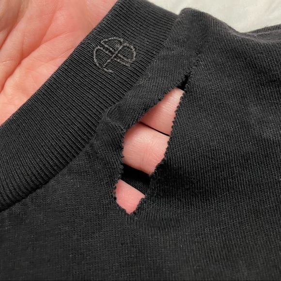 Anine Bing Black Milo Tee - Picture 4 of 8